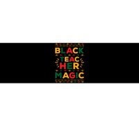 Retro Black Teacher Magic Black History Month Gift Bumper Sticker