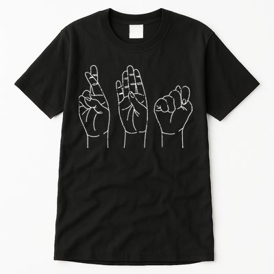Registered Behavior Technician Sign Language ASL RBT Tall T-Shirt