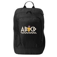 Rock Back To School ABCD Back In Class Teachers Boy Girl City Backpack