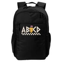 Rock Back To School ABCD Back In Class Teachers Boy Girl Daily Commute Backpack