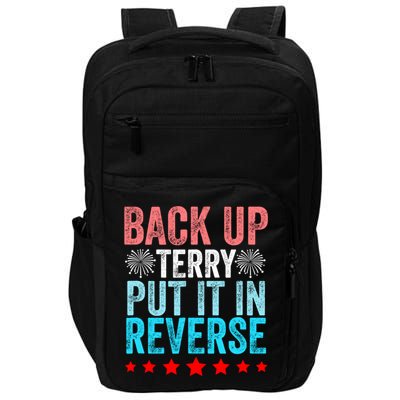 Retro Back Up Terry Put It In Reverse 4th Of July Fireworks Impact Tech Backpack