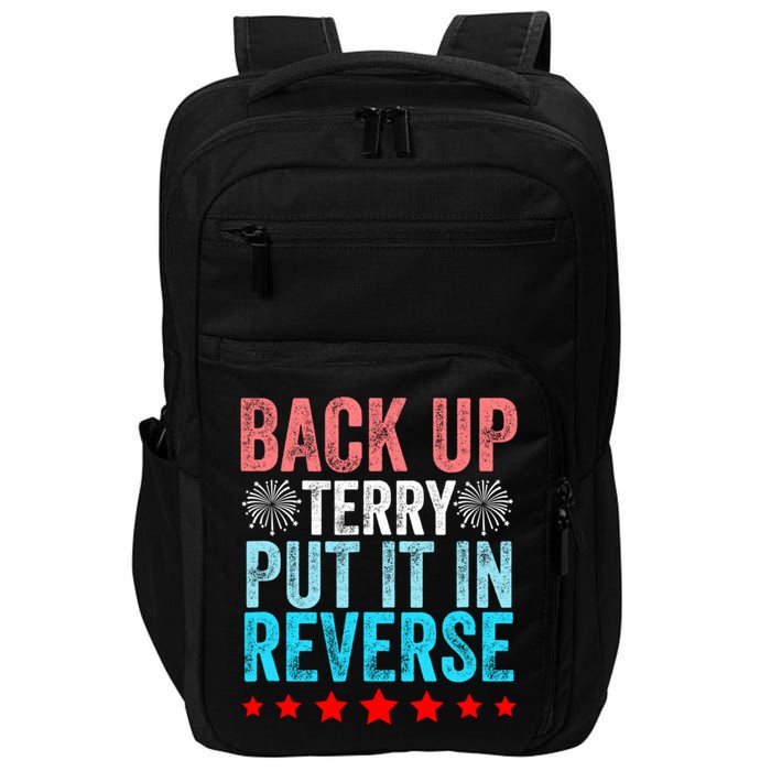 Retro Back Up Terry Put It In Reverse 4th Of July Fireworks Impact Tech Backpack