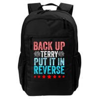Retro Back Up Terry Put It In Reverse 4th Of July Fireworks Backpack
