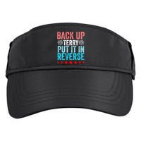 Retro Back Up Terry Put It In Reverse 4th Of July Fireworks Adult Drive Performance Visor