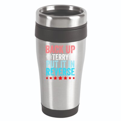 Retro Back Up Terry Put It In Reverse 4th Of July Fireworks 16oz Travel Tumbler