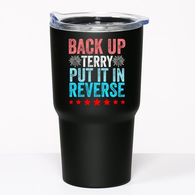 Retro Back Up Terry Put It In Reverse 4th Of July Fireworks Tumbler