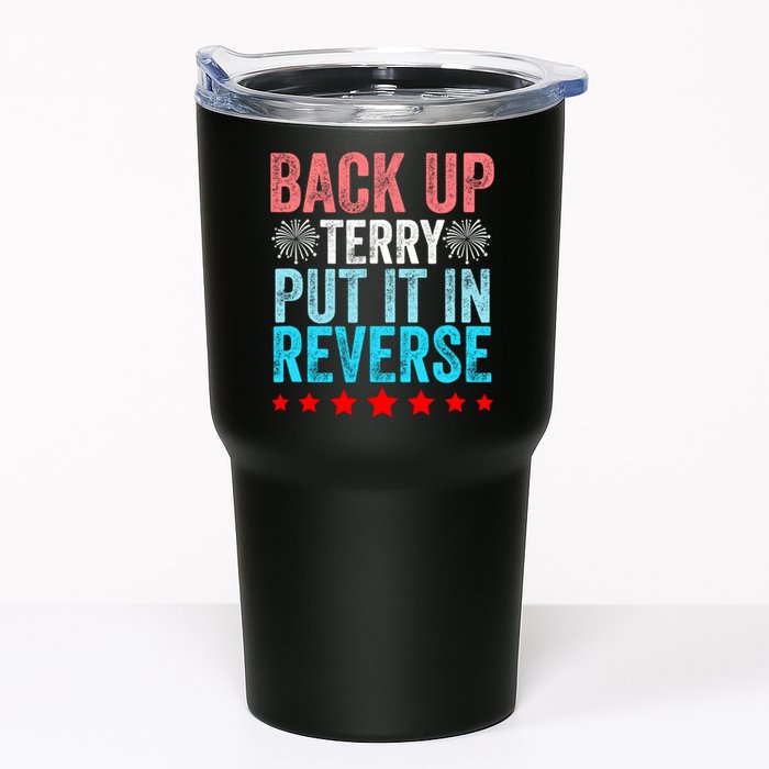 Retro Back Up Terry Put It In Reverse 4th Of July Fireworks Tumbler