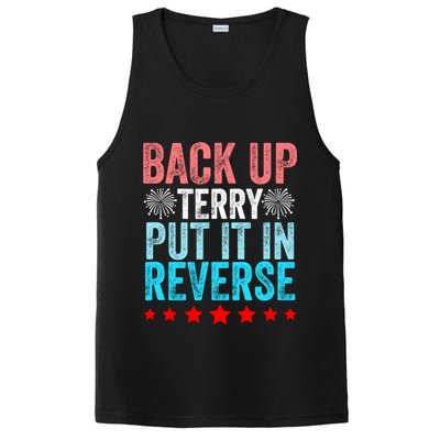 Retro Back Up Terry Put It In Reverse 4th Of July Fireworks PosiCharge Competitor Tank