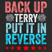 Retro Back Up Terry Put It In Reverse 4th Of July Fireworks Trucker Hat