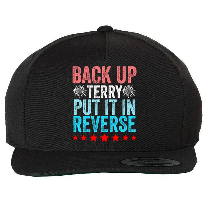 Retro Back Up Terry Put It In Reverse 4th Of July Fireworks Wool Snapback Cap