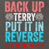 Retro Back Up Terry Put It In Reverse 4th Of July Fireworks Cotton Canvas Backpack