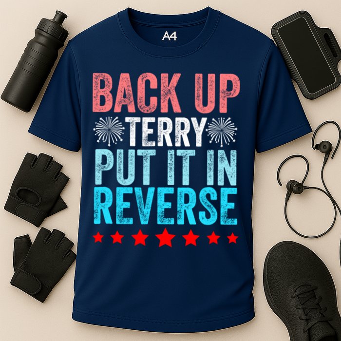 Retro Back Up Terry Put It In Reverse 4th Of July Fireworks Performance Shirt