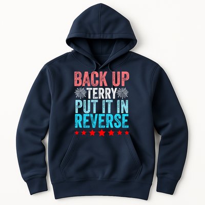 Retro Back Up Terry Put It In Reverse 4th Of July Fireworks Hoodie
