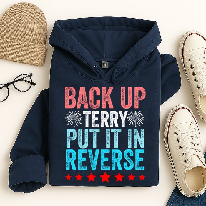 Retro Back Up Terry Put It In Reverse 4th Of July Fireworks Hoodie