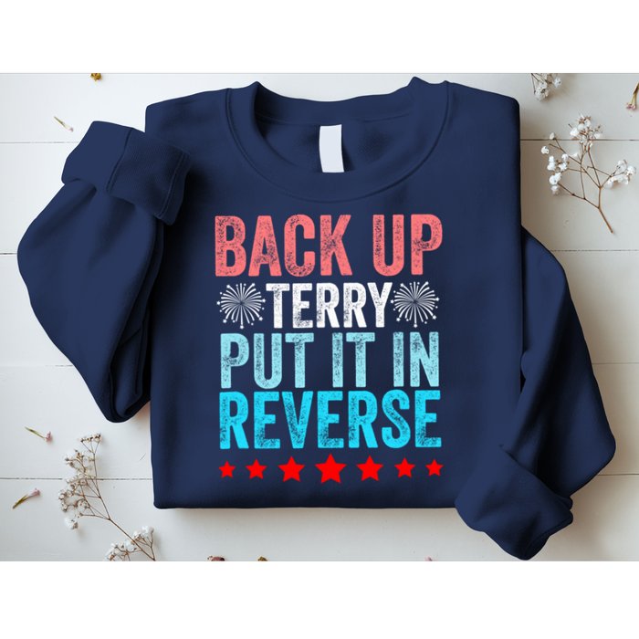Retro Back Up Terry Put It In Reverse 4th Of July Fireworks Sweatshirt