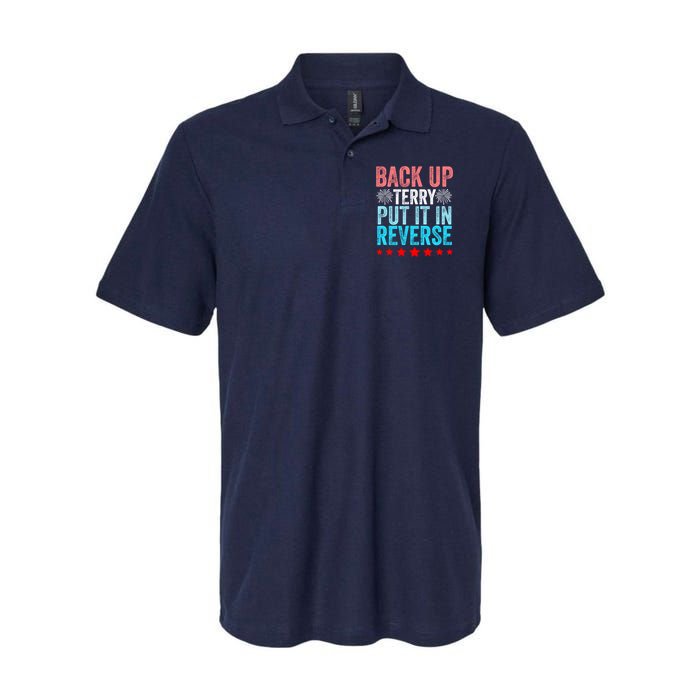 Retro Back Up Terry Put It In Reverse 4th Of July Fireworks Polo