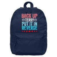 Retro Back Up Terry Put It In Reverse 4th Of July Fireworks 16 in Basic Backpack