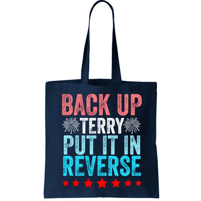 Retro Back Up Terry Put It In Reverse 4th Of July Fireworks Bag