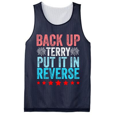 Retro Back Up Terry Put It In Reverse 4th Of July Fireworks Mesh Reversible Basketball Jersey Tank