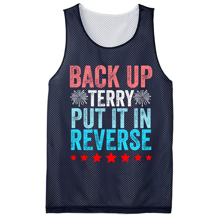 Retro Back Up Terry Put It In Reverse 4th Of July Fireworks Mesh Reversible Basketball Jersey Tank