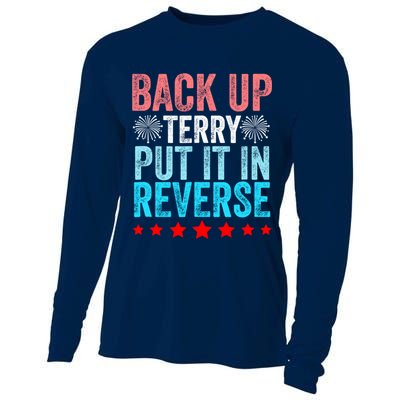 Retro Back Up Terry Put It In Reverse 4th Of July Fireworks Cooling Performance Long Sleeve Crew