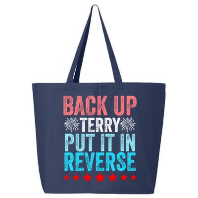 Retro Back Up Terry Put It In Reverse 4th Of July Fireworks 25L Jumbo Tote