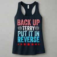 Retro Back Up Terry Put It In Reverse 4th Of July Fireworks Womens Tank Top
