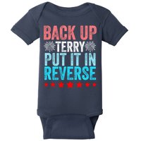 Retro Back Up Terry Put It In Reverse 4th Of July Fireworks Baby Bodysuit