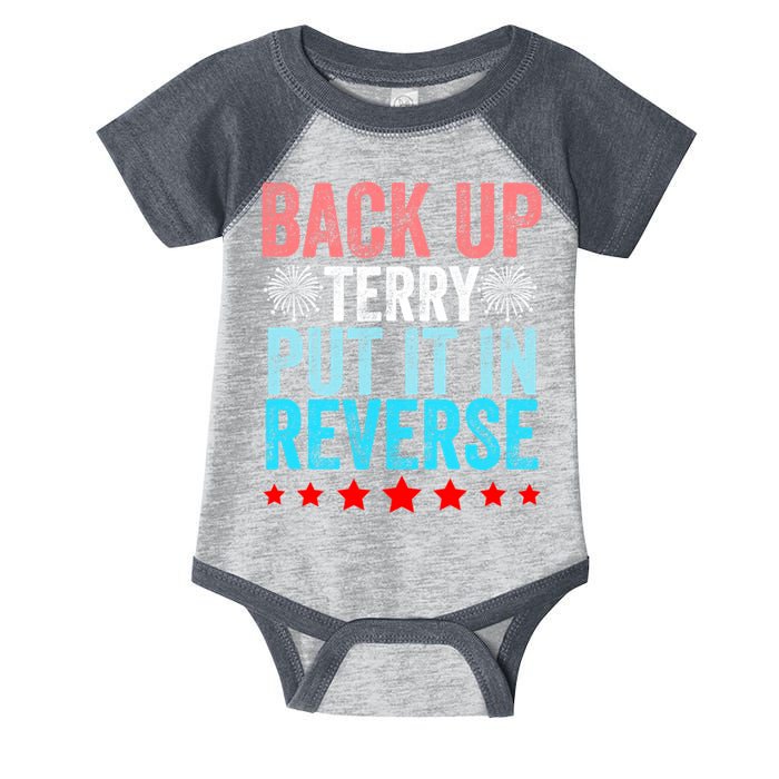 Retro Back Up Terry Put It In Reverse 4th Of July Fireworks Infant Baby Jersey Bodysuit