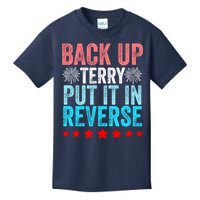 Retro Back Up Terry Put It In Reverse 4th Of July Fireworks Kids T-Shirt
