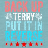 Retro Back Up Terry Put It In Reverse 4th Of July Fireworks Sueded Cloud Jersey T-Shirt