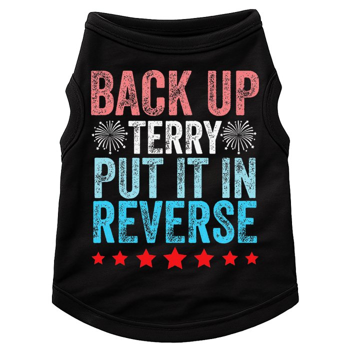 Retro Back Up Terry Back It Up Terry 4th of July Fireworks Doggie Tank