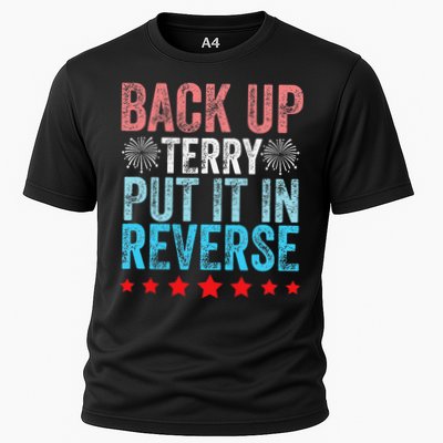 Retro Back Up Terry Back It Up Terry 4th of July Fireworks Cooling Performance Crew T-Shirt