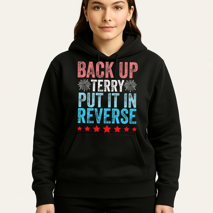 Retro Back Up Terry Back It Up Terry 4th of July Fireworks Hoodie