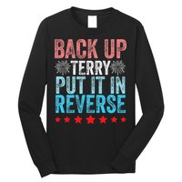 Retro Back Up Terry Back It Up Terry 4th of July Fireworks Long Sleeve Shirt