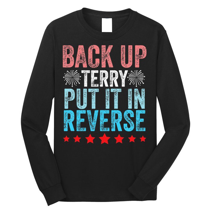 Retro Back Up Terry Back It Up Terry 4th of July Fireworks Long Sleeve Shirt