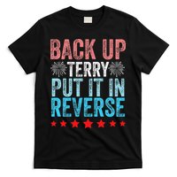 Retro Back Up Terry Back It Up Terry 4th of July Fireworks T-Shirt