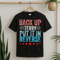 Retro Back Up Terry Back It Up Terry 4th of July Fireworks T-Shirt