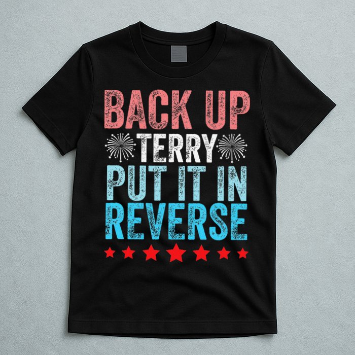 Retro Back Up Terry Back It Up Terry 4th of July Fireworks T-Shirt
