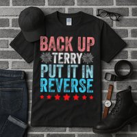 Retro Back Up Terry Back It Up Terry 4th of July Fireworks Tall T-Shirt