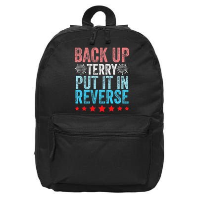 Retro Back Up Terry Back It Up Terry 4th of July Fireworks 16 in Basic Backpack