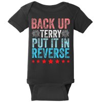 Retro Back Up Terry Back It Up Terry 4th of July Fireworks Baby Bodysuit