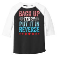 Retro Back Up Terry Back It Up Terry 4th of July Fireworks Toddler Fine Jersey T-Shirt