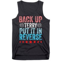 Retro Back Up Terry Back It Up Terry 4th of July Fireworks Tank Top