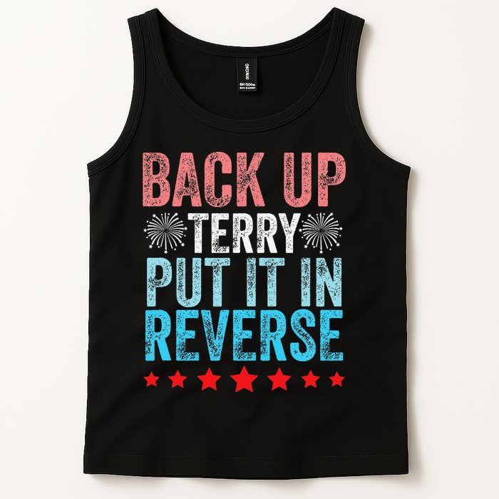 Retro Back Up Terry Back It Up Terry 4th of July Fireworks Tank Top