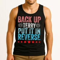 Retro Back Up Terry Back It Up Terry 4th of July Fireworks Tank Top