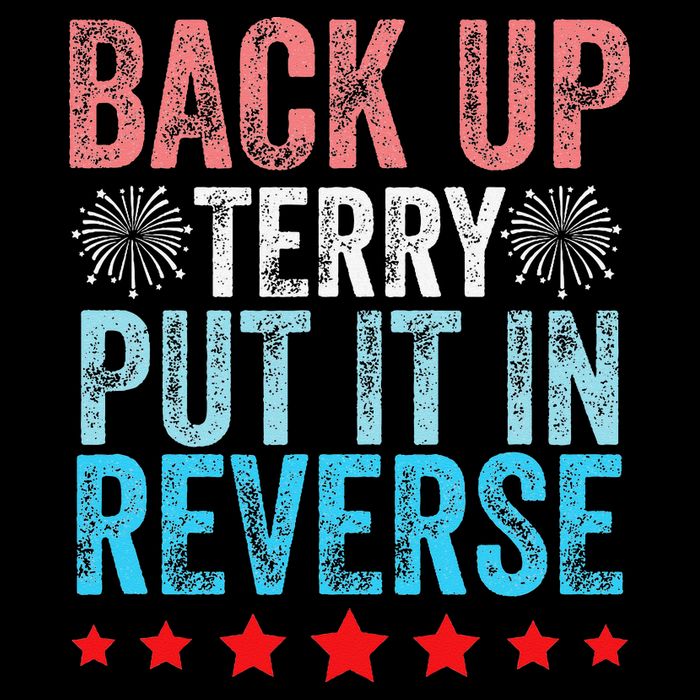 Retro Back Up Terry Back It Up Terry 4th of July Fireworks Tank Top