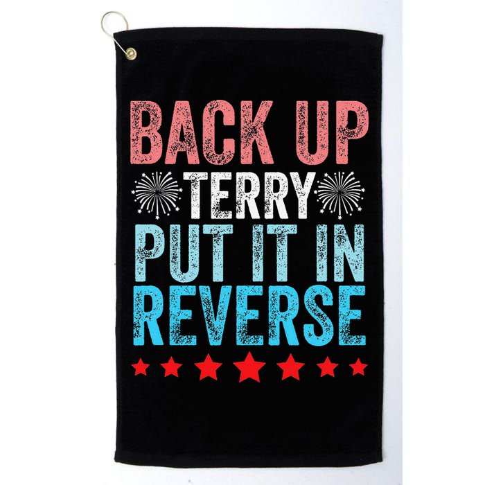 Retro Back Up Terry Back It Up Terry 4th of July Fireworks Golf Towel
