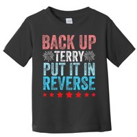 Retro Back Up Terry Back It Up Terry 4th of July Fireworks Toddler T-Shirt