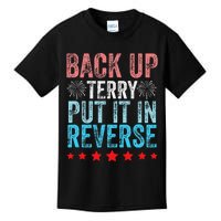 Retro Back Up Terry Back It Up Terry 4th of July Fireworks Kids T-Shirt